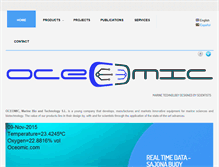 Tablet Screenshot of oceomic.com